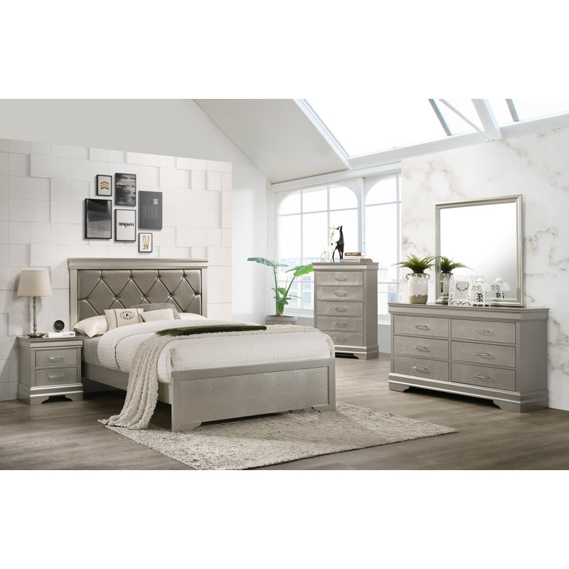House of Hampton Eily 6 Piece Bedroom Set